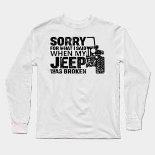 Vintage Jeep Long Sleeve T-Shirt